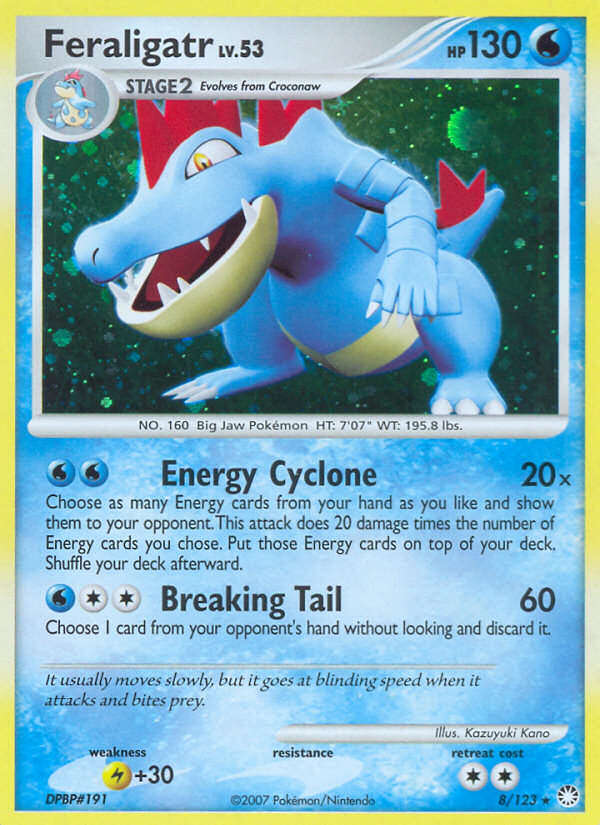 Feraligatr — Mysterious Treasures #008 / 123