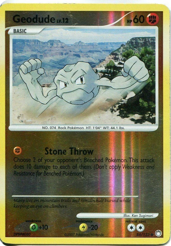 Geodude — Mysterious Treasures #084 / 123