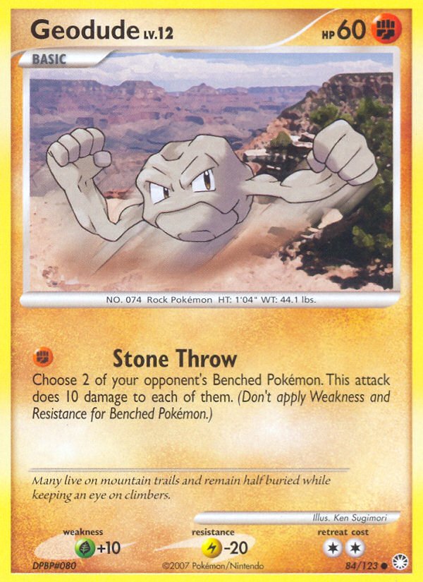 Geodude — Mysterious Treasures #084 / 123