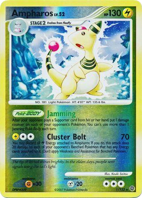 Ampharos — Secret Wonders #001 / 132