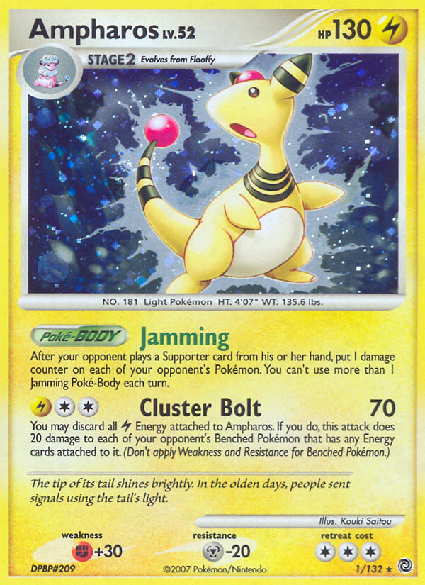 Ampharos — Secret Wonders #001 / 132