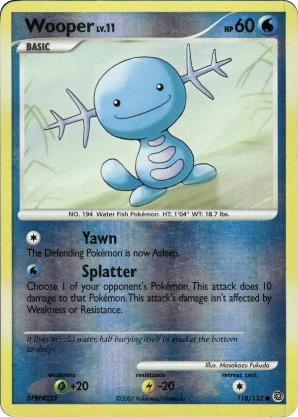 Wooper — Secret Wonders #118 / 132