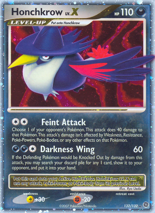 Honchkrow LV.X — Secret Wonders #132 / 132