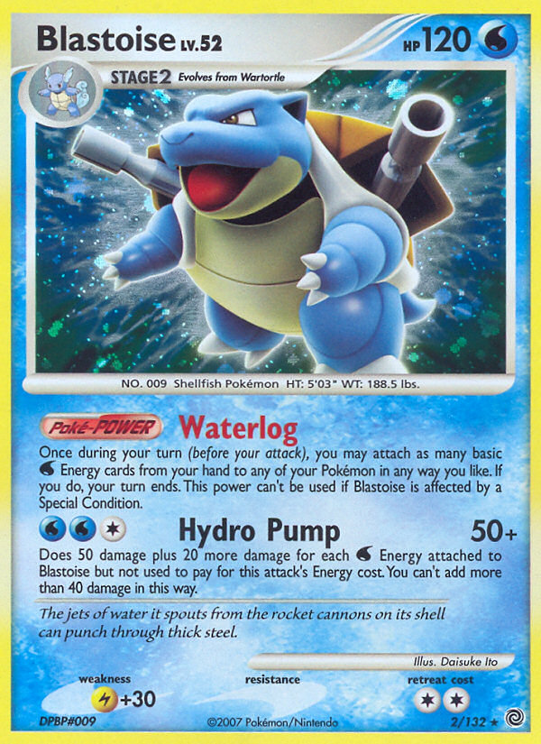 Blastoise — Secret Wonders #002 / 132