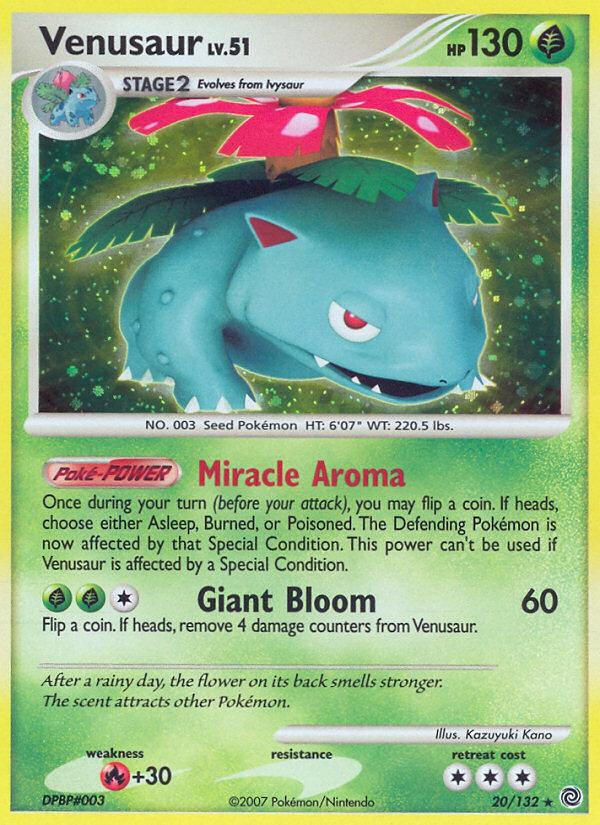 Venusaur — Secret Wonders #020 / 132