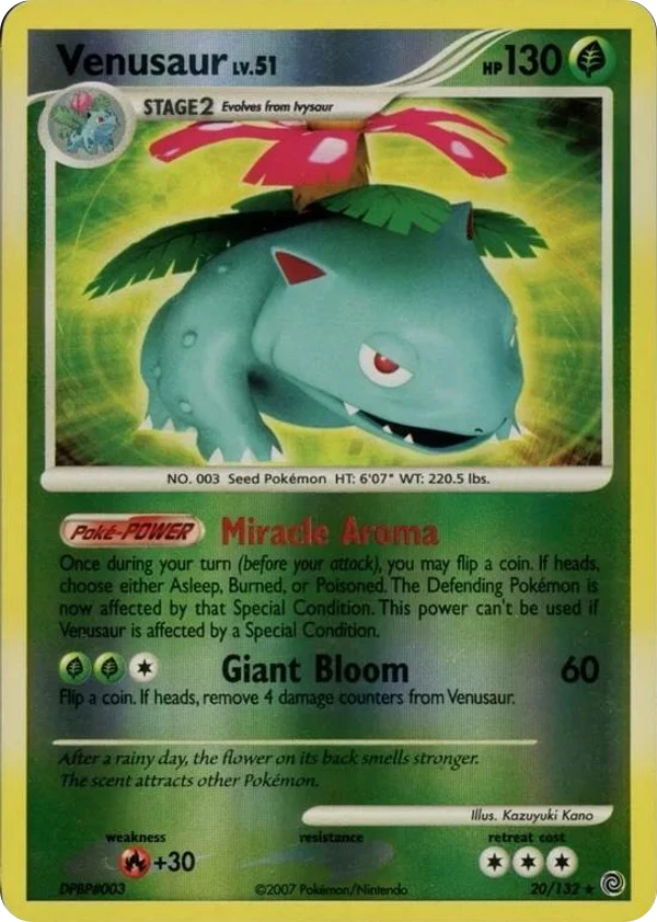 Venusaur — Secret Wonders #020 / 132