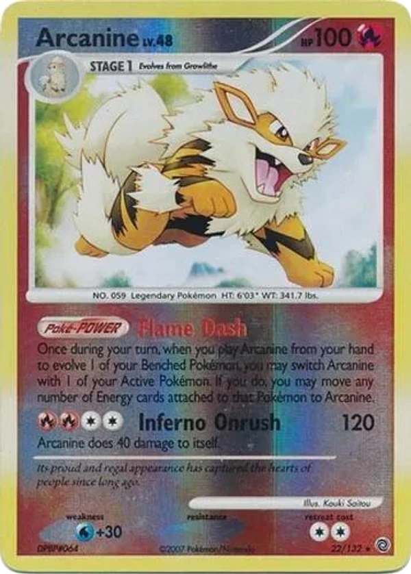 Arcanine — Secret Wonders #022 / 132