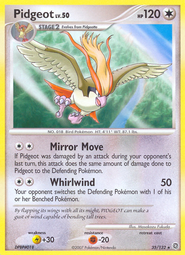 Pidgeot — Secret Wonders #035 / 132