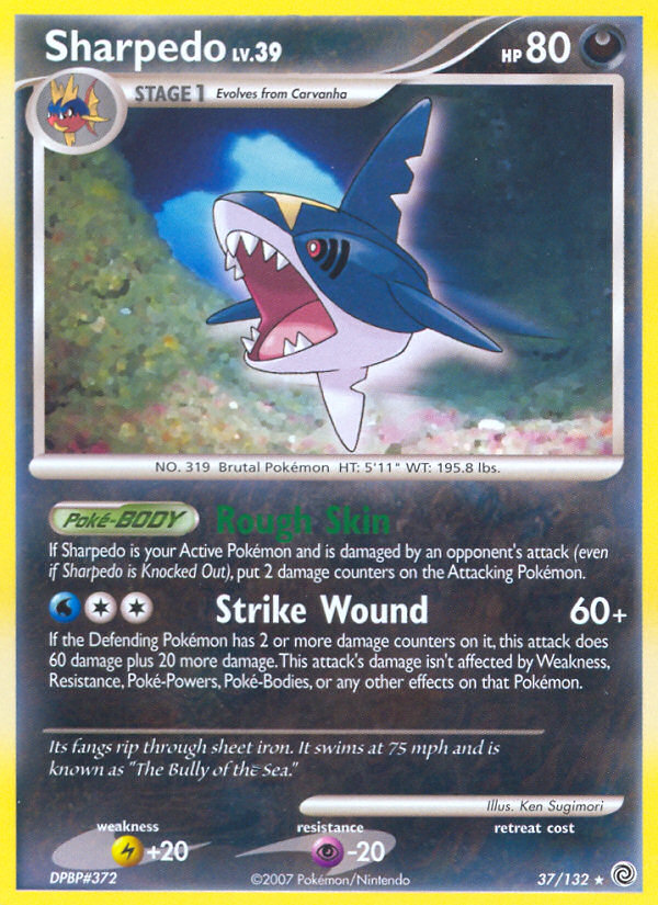 Sharpedo — Secret Wonders #037 / 132