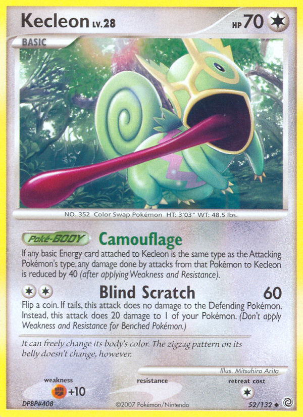 Kecleon — Secret Wonders #052 / 132