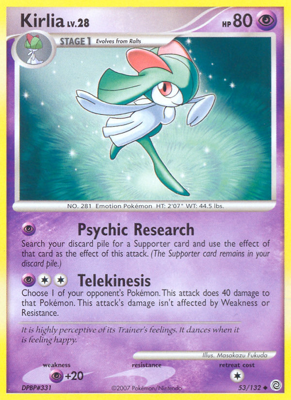 Kirlia — Secret Wonders #053 / 132