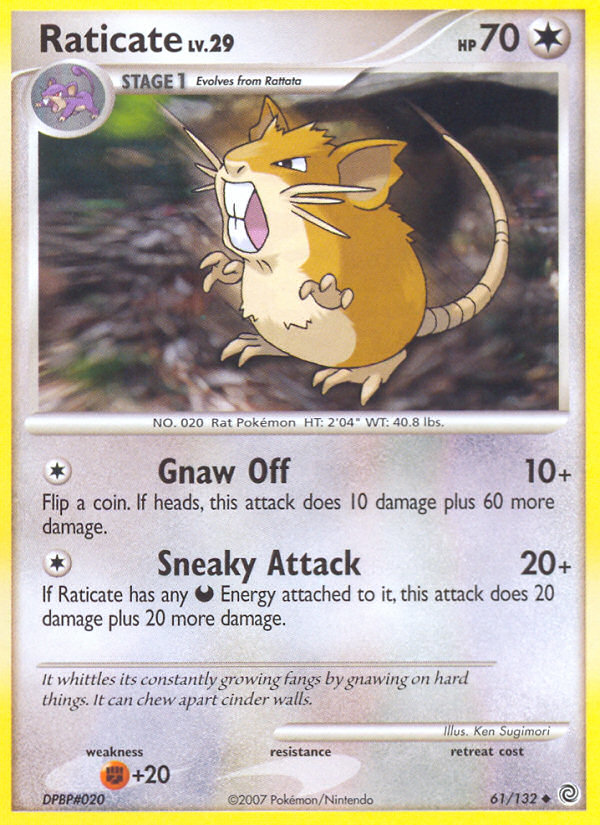Raticate — Secret Wonders #061 / 132