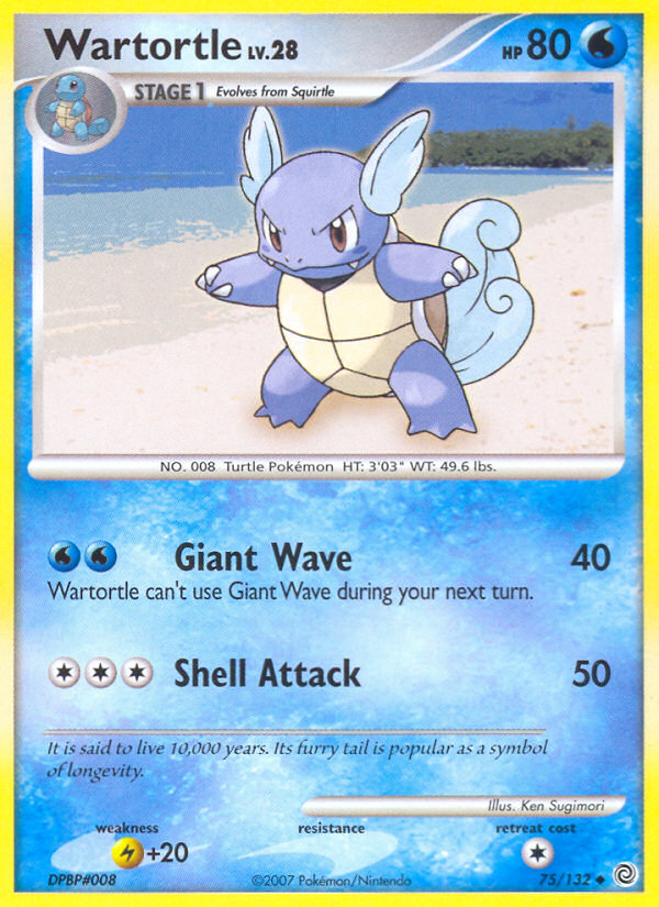 Wartortle — Secret Wonders #075 / 132