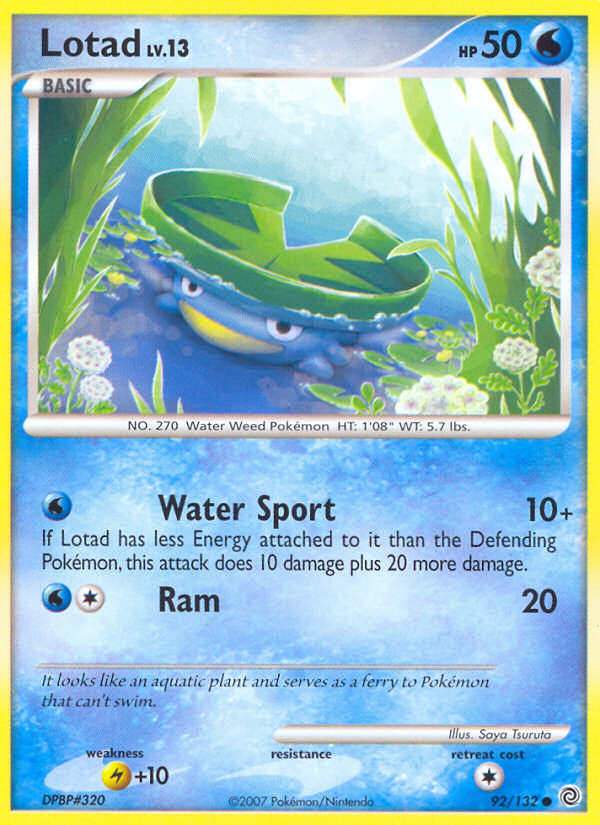 Lotad — Secret Wonders #092 / 132