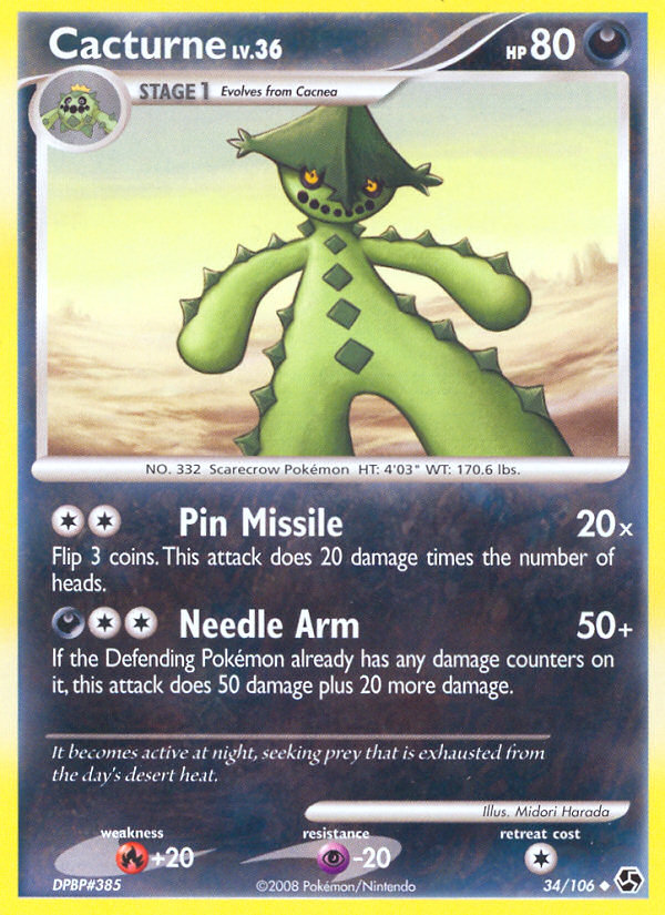 Cacturne — Great Encounters #034 / 106