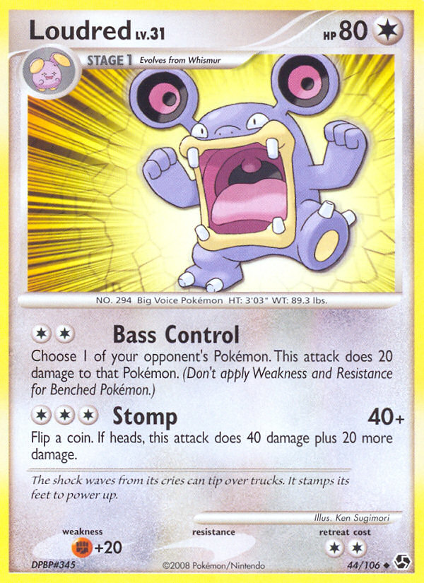 Loudred — Great Encounters #044 / 106