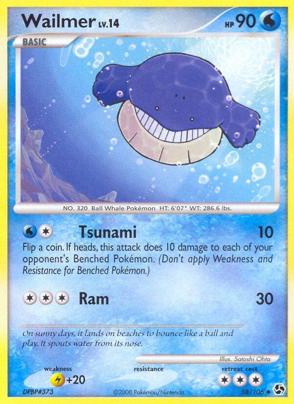 Wailmer — Great Encounters #058 / 106