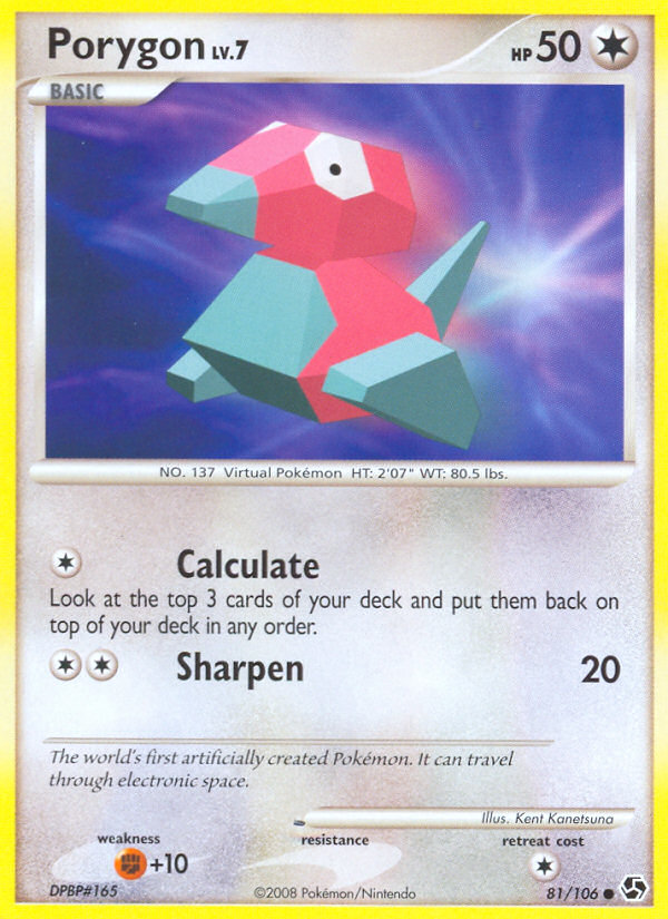 Porygon — Great Encounters #081 / 106