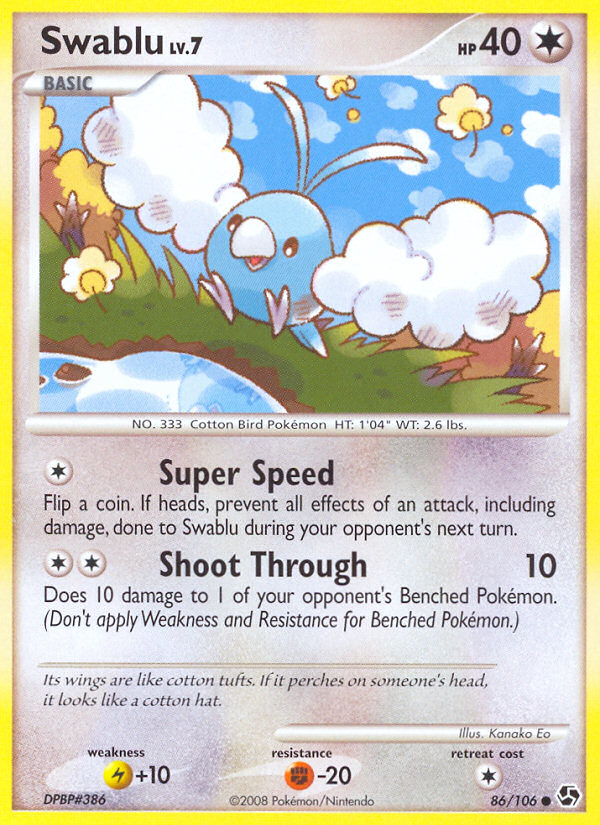 Swablu — Great Encounters #086 / 106