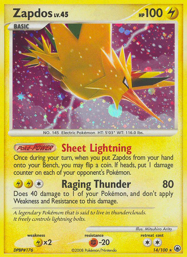 Zapdos — Majestic Dawn #014 / 100