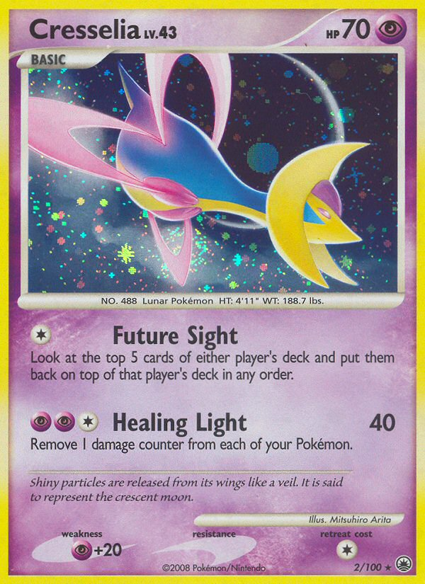 Cresselia — Majestic Dawn #002 / 100