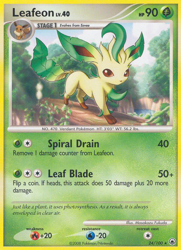 Leafeon — Majestic Dawn #024 / 100