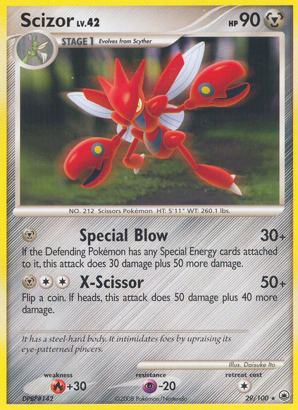 Scizor — Majestic Dawn #029 / 100