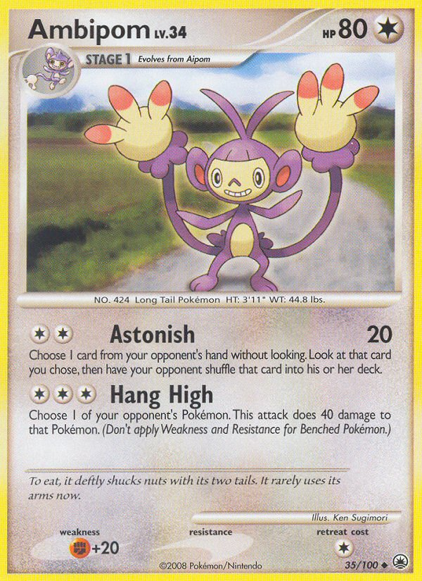 Ambipom — Majestic Dawn #035 / 100