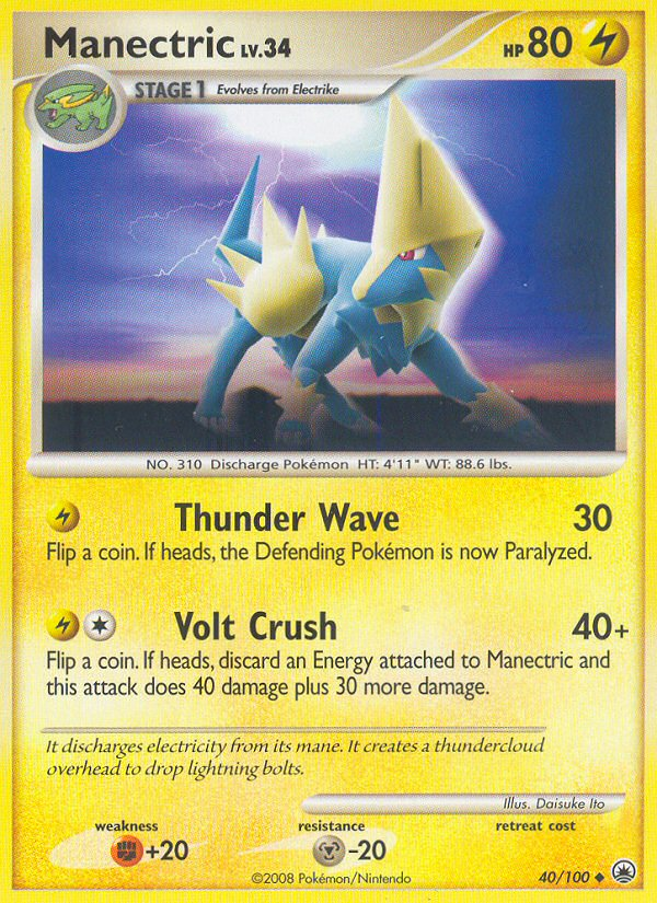 Manectric — Majestic Dawn #040 / 100