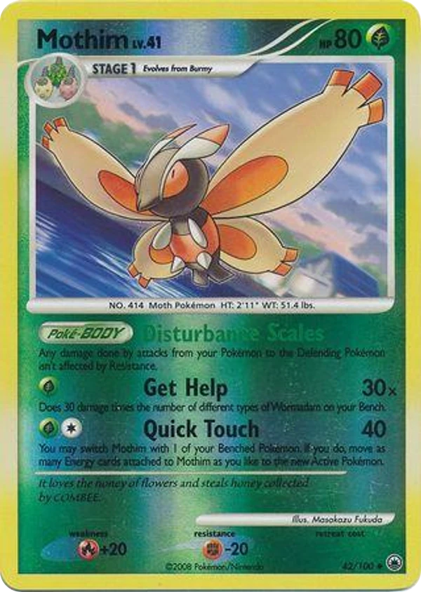 Mothim — Majestic Dawn #042 / 100