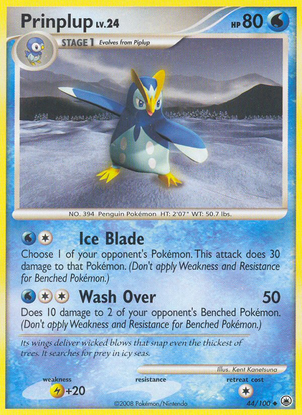 Prinplup — Majestic Dawn #044 / 100