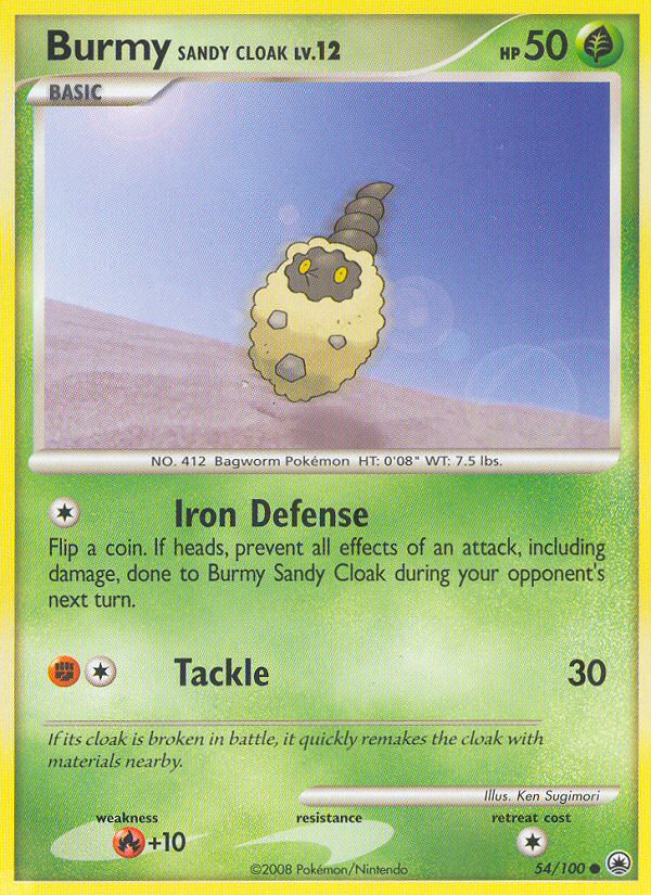 Burmy Sandy Cloak — Majestic Dawn #054 / 100