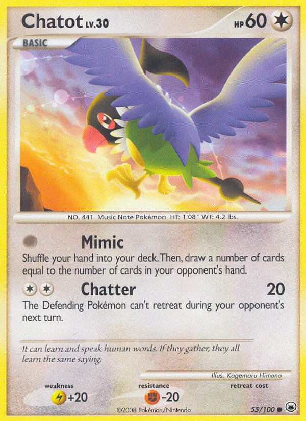 Chatot — Majestic Dawn #055 / 100