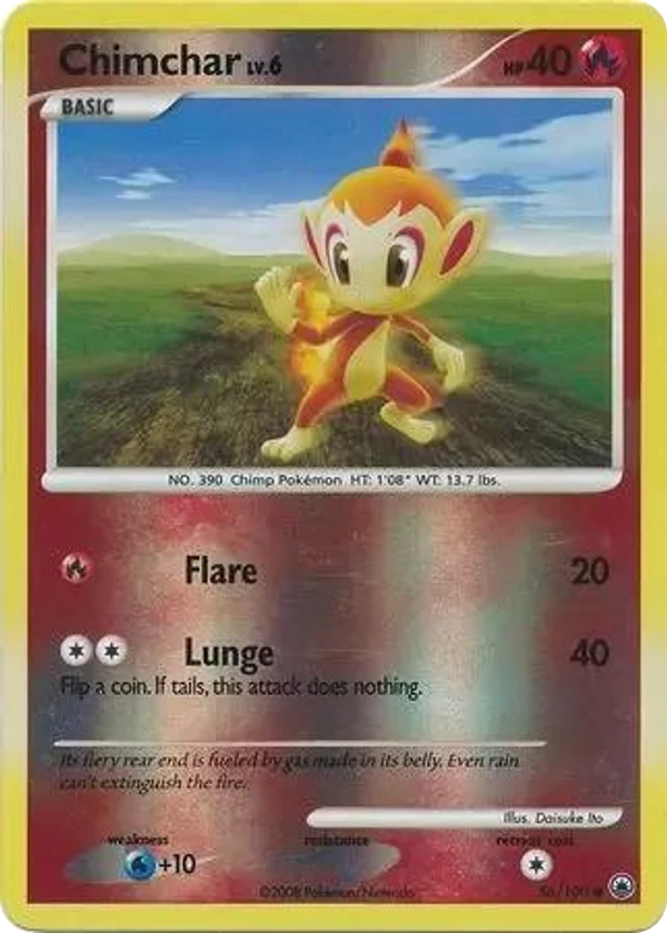 Chimchar — Majestic Dawn #056 / 100