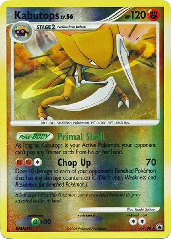 Kabutops — Majestic Dawn #006 / 100
