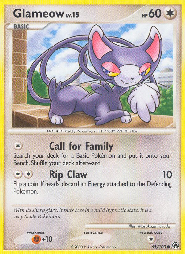 Glameow — Majestic Dawn #065 / 100