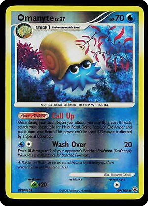 Omanyte — Majestic Dawn #069 / 100