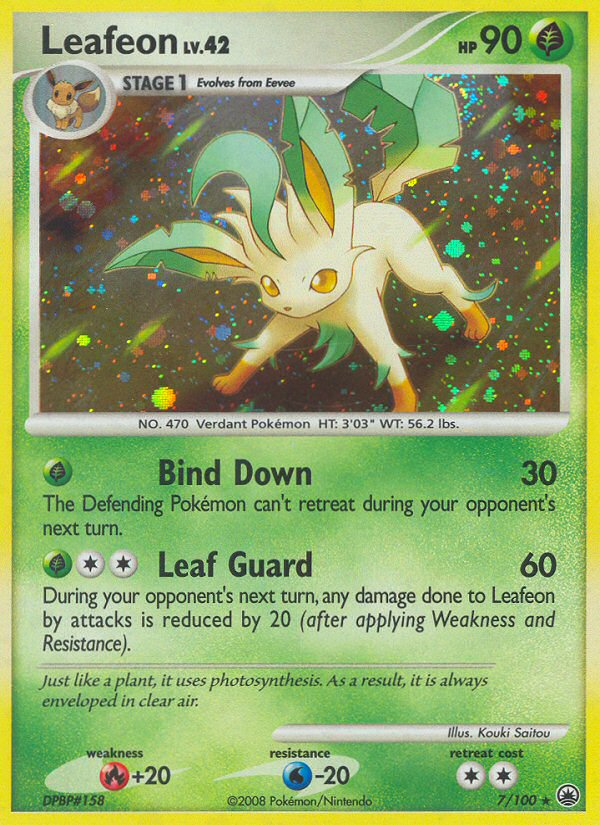 Leafeon — Majestic Dawn #007 / 100