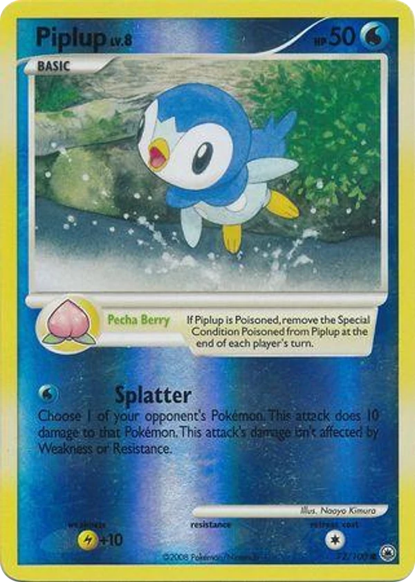 Piplup — Majestic Dawn #072 / 100