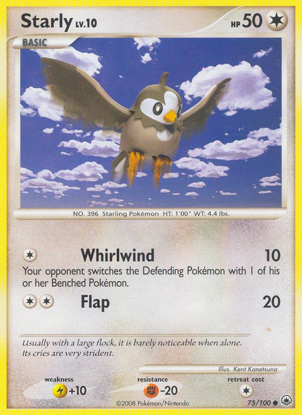 Starly — Majestic Dawn #075 / 100