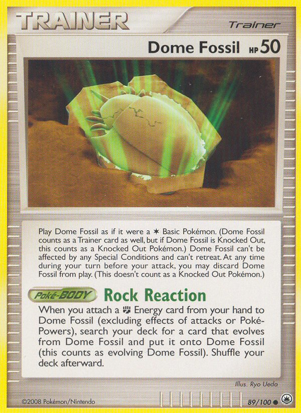 Dome Fossil — Majestic Dawn #089 / 100