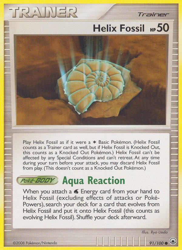 Helix Fossil — Majestic Dawn #091 / 100