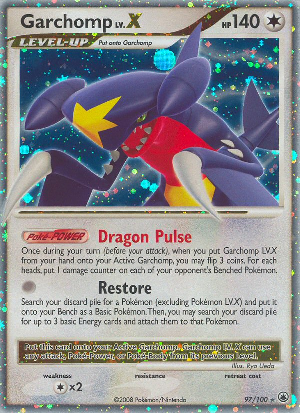 Garchomp LV.X — Majestic Dawn #097 / 100
