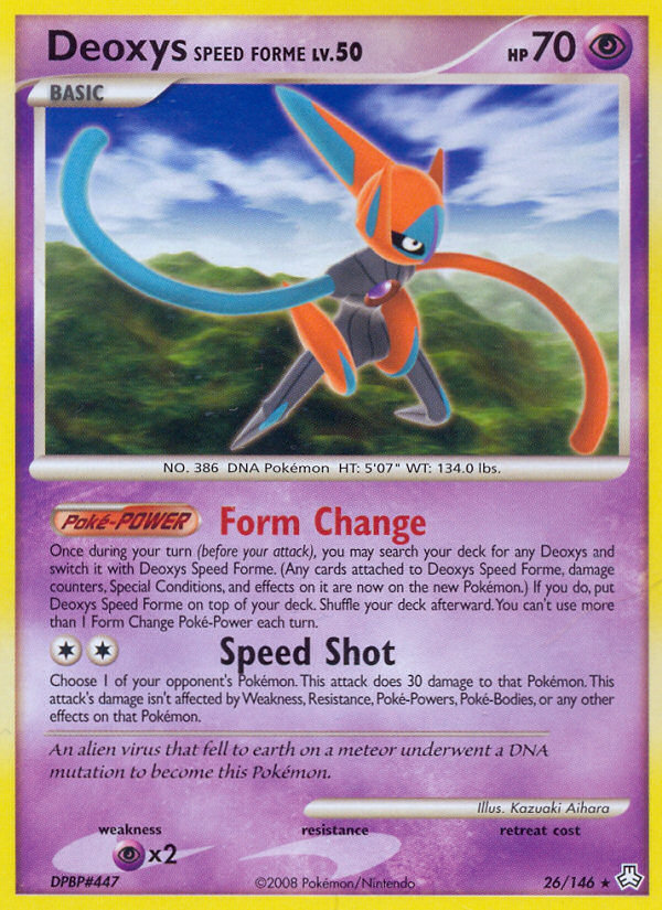 Deoxys Speed Forme — Legends Awakened #026 / 146