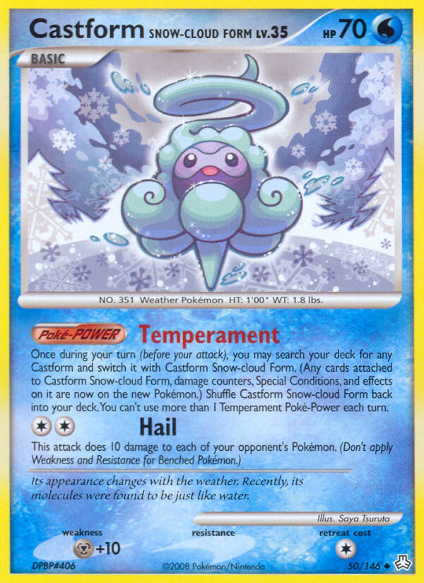 Castform Snow-Cloud Form — Legends Awakened #050 / 146