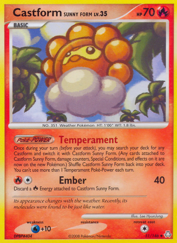 Castform Sunny Form — Legends Awakened #051 / 146