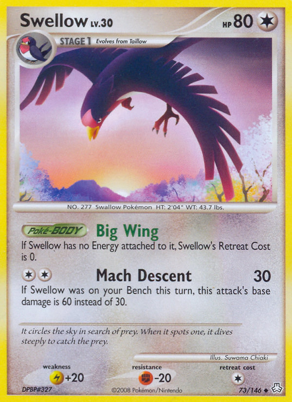 Swellow — Legends Awakened #073 / 146