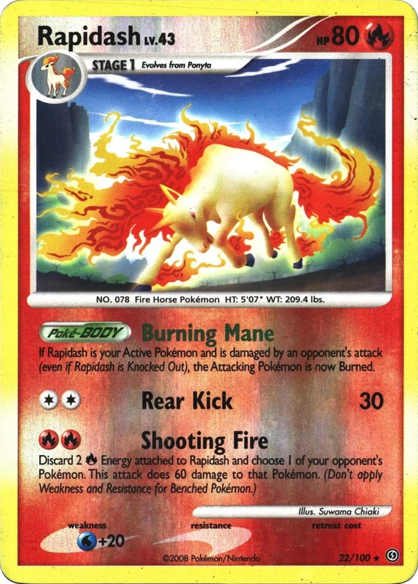 Rapidash — Stormfront #022 / 100