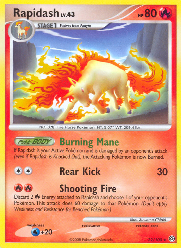Rapidash — Stormfront #022 / 100