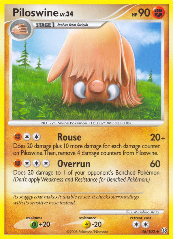 Piloswine — Stormfront #046 / 100